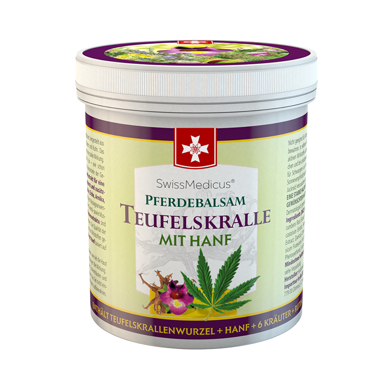 Teufelskralle Massagegel mit Hanf