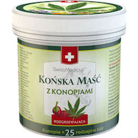 Końska maść z konopiami rozgrzewająca 250 ml