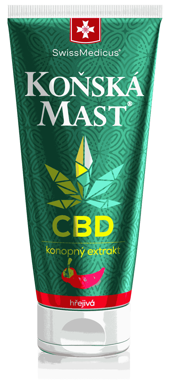 Koňská Mast s CBD hřejivá 200 ml