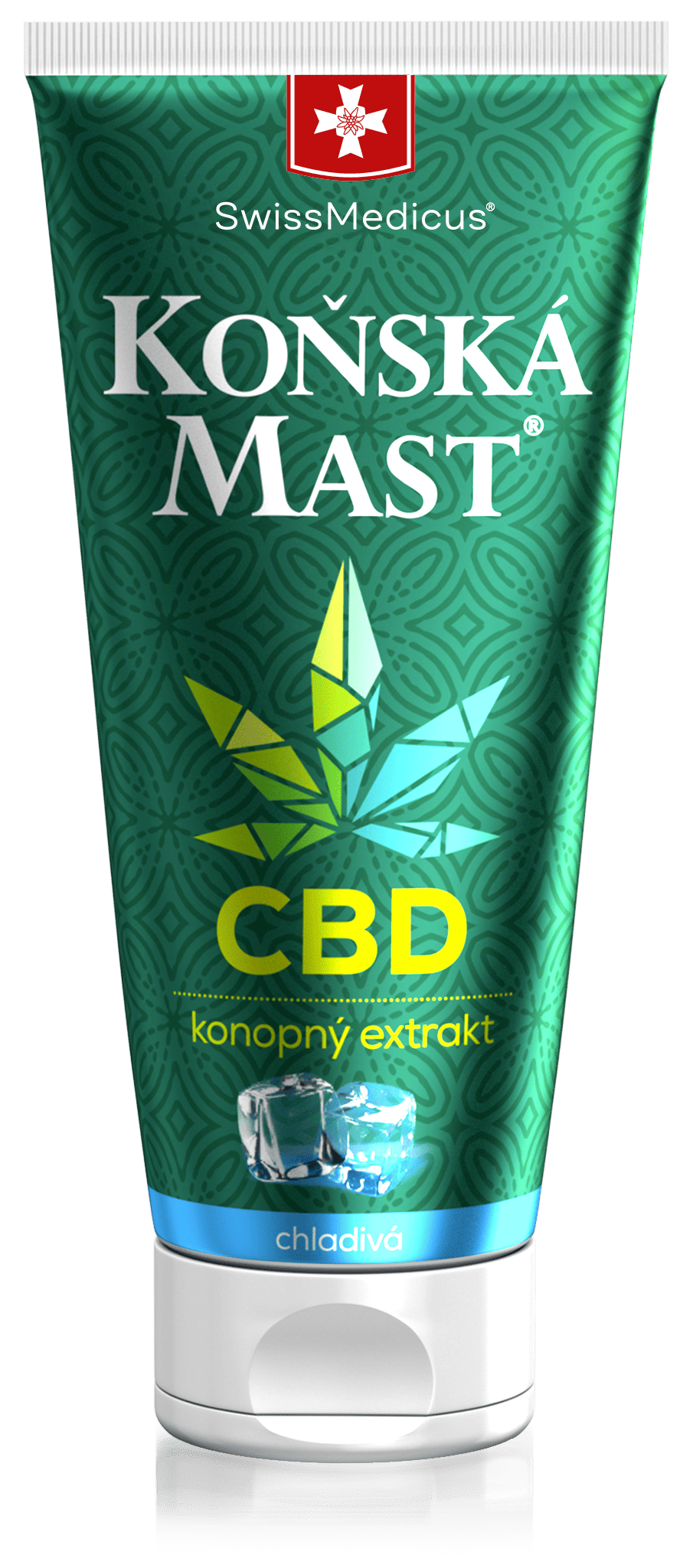 Koňská Mast s CBD chladivá 200 ml