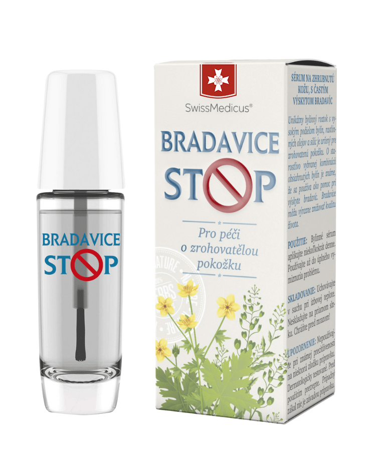 BradaviceStop - Sérum na zrohovatělou kůži s častým výskytem bradavic - 10 ml