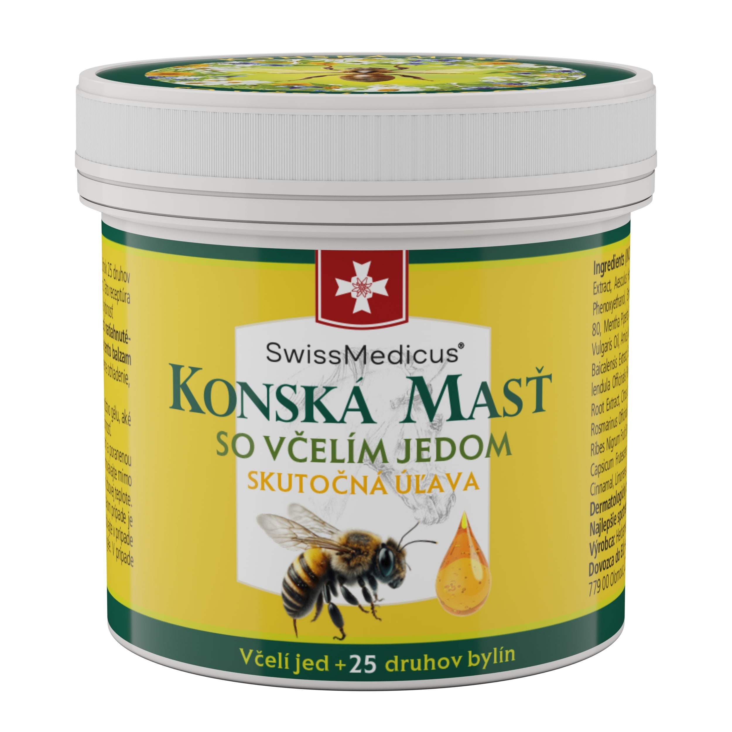 Konská masť so včelím jedom 150 ml
